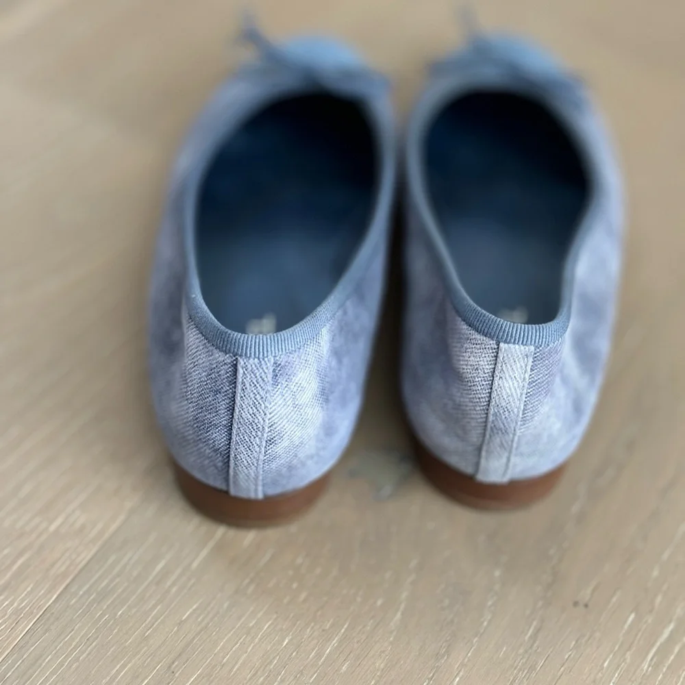 CHANEL Blue and Gray Flats - Picture 7 of 8